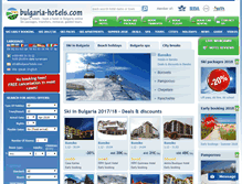 Tablet Screenshot of bulgaria-hotels.com