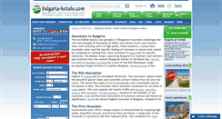 Desktop Screenshot of mountains.bulgaria-hotels.com