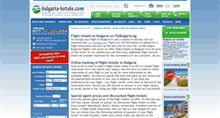 Desktop Screenshot of flights.bulgaria-hotels.com